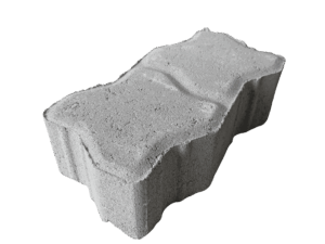 60mm Split Interlocking Paving Bricks - Grey