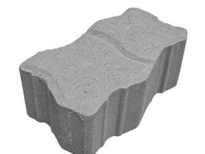 80mm Split Interlocking Paving Bricks - Grey